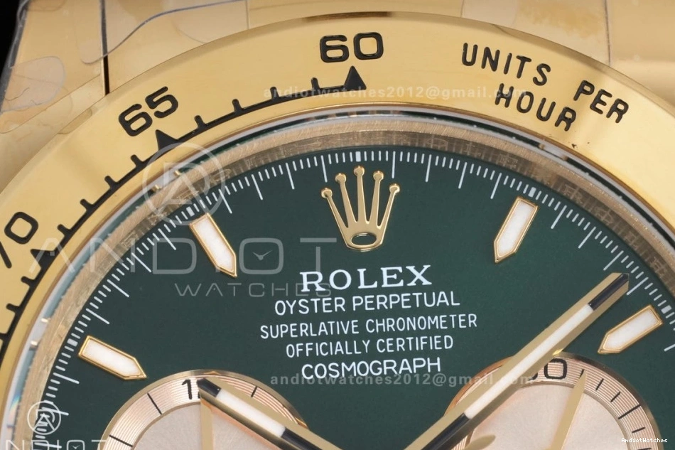 V6 Dial YG on QF4131 Bracelet Edition Weight) QF Best 1:1 126508 493 (Gain 2025 Daytona YG SmoothTexture Green 1222